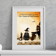Charger l'image dans la galerie, Jusqu'à 4 Chiens, Passe partout personnalisée, Cadeau pour Halloween, Maman, sorcière, Joyeux, Monstres