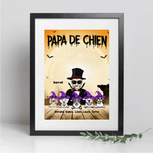 Charger l'image dans la galerie, Jusqu'à 6 Chiens, Passe partout personnalisée, cadeau pour Papa Chien, papy, grand-père, Joyeux Halloween