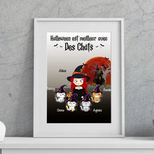 Charger l'image dans la galerie, Jusqu'à 9 Chats, Passe partout personnalisée, cadeau pour Maman Chat, fille, Halloween des chats