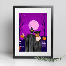 Charger l'image dans la galerie, Passe-partout Personnalisée pour Couples, Cadeau Halloween idéal pour Mari et Femme, Joyeux Halloween