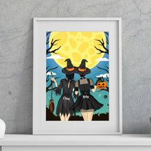Charger l'image dans la galerie, Passe partout personnalisée, cadeau pour sœurs, amies, meilleures amies, joyeux Halloween