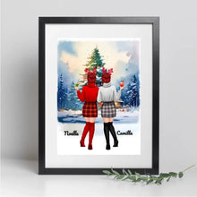 Charger l'image dans la galerie, Passe partout personnalisée, cadeau pour sœurs, amies, meilleures amies, joyeux Noël