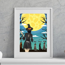 Charger l'image dans la galerie, Jusqu'à 3 Chats, Passe partout personnalisée, cadeau pour Maman Chat, joyeux Halloween