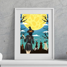 Charger l'image dans la galerie, Jusqu'à 3 Chiens, Passe partout personnalisée, Cadeau pour Maman Chien, joyeux Halloween