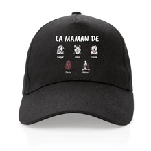 Charger l'image dans la galerie, Casquette personnalisée chien, Casquette femme chiens, Jusqu'à 6 chiens, La maman de chiens
