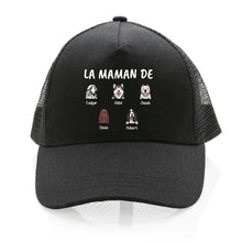 Charger l'image dans la galerie, Casquette personnalisée chien, Casquette femme chiens, Jusqu'à 6 chiens, La maman de chiens