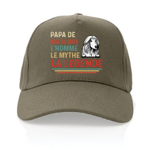 Charger l'image dans la galerie, Casquette personnalisée Papa de chien, casquette homme, papa la légende