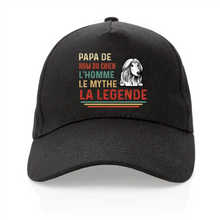 Charger l'image dans la galerie, Casquette personnalisée Papa de chien, casquette homme, papa la légende