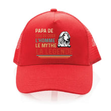 Charger l'image dans la galerie, Casquette personnalisée Papa de chien, casquette homme, papa la légende