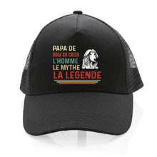 Charger l'image dans la galerie, Casquette personnalisée Papa de chien, casquette homme, papa la légende