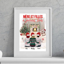 Charger l'image dans la galerie, Jusqu'à 4 filles, Passe partout personnalisée, cadeau pour maman, joyeux Noel, mère et filles