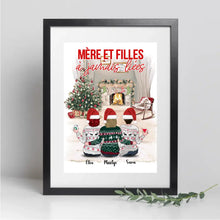 Charger l'image dans la galerie, Jusqu'à 4 filles, Passe partout personnalisée, cadeau pour maman, joyeux Noel, mère et filles
