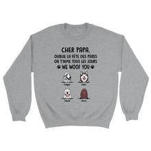 Charger l'image dans la galerie, Jusqu'à 9 chiens, T shirt personnalisé chien, t shirt homme papa chien, cher papa