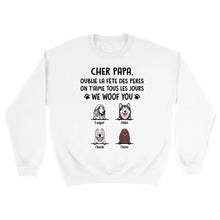 Charger l'image dans la galerie, Jusqu'à 9 chiens, T shirt personnalisé chien, t shirt homme papa chien, cher papa
