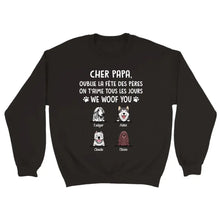 Charger l'image dans la galerie, Jusqu'à 9 chiens, T shirt personnalisé chien, t shirt homme papa chien, cher papa