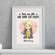 Charger l'image dans la galerie, Jusqu'à 9 Chats, Passe partout personnalisée, cadeau pour Maman Chat, Femme, Fille Qui Aime Les Chats