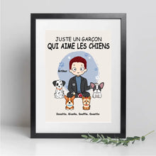 Charger l'image dans la galerie, Jusqu'à 9 Chiens, Passe partout personnalisée, cadeau pour papa Chien, Homme, Garçon Qui Aime Les Chiens