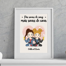 Charger l'image dans la galerie, Passe-partout personnalisée, cadeau unique pour sœurs de cœur et meilleures amies – Un souvenir personnalisé touchant