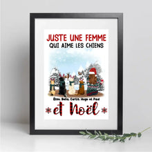Charger l'image dans la galerie, Jusqu'à 6 Chiens, Passe partout personnalisée, Noël cadeau pour Maman Chien, Femme, Fille Qui Aime Les Chiens