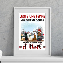 Charger l'image dans la galerie, Jusqu'à 6 Chiens, Passe partout personnalisée, Noël cadeau pour Maman Chien, Femme, Fille Qui Aime Les Chiens
