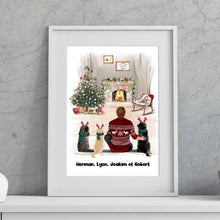 Charger l'image dans la galerie, Jusqu'à 6 Chiens, Passe partout personnalisée, Noël cadeau pour Papa Chien, Homme, Garçon Qui Aime Les Chiens