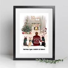 Charger l'image dans la galerie, Jusqu'à 6 Chiens, Passe partout personnalisée, Noël cadeau pour Papa Chien, Homme, Garçon Qui Aime Les Chiens