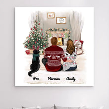 Charger l'image dans la galerie, Jusqu'à 3 Chiens, Impression sur Acrylique personnalisée, Noël cadeau pour Papa, maman Chien, Couple, Famille, mari, femme