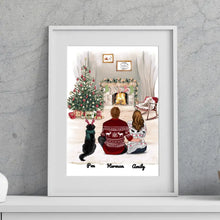 Charger l'image dans la galerie, Jusqu'à 3 Chiens, Passe partout personnalisée, Noël cadeau pour Papa, maman Chien, Couple, Famille, mari, femme