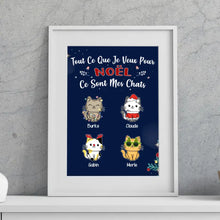 Charger l'image dans la galerie, Jusqu'à 9 Chats, Passe partout personnalisée, Noël cadeau pour papa, Maman Chat, Ce Sont Mes Chats