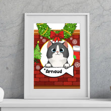 Charger l'image dans la galerie, Passe-partout Personnalisée : Le Cadeau de Noël Parfait pour Papa et Maman Chat, Pour tous les Amoureux des Chats