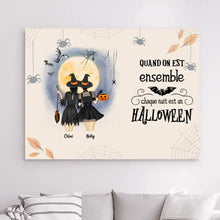 Charger l'image dans la galerie, Jusqu'à 6 filles, Impression sur Acrylique personnalisée, Halloween cadeau pour Sœurs, amies, Quand on ensemble