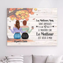 Charger l'image dans la galerie, Impression sur Acrylique personnalisée, automne cadeau pour Sœurs, amies, Meilleurs Amies Sont Difficiles À Trouver Car