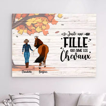 Charger l'image dans la galerie, Impressions sur métal personnalisée, cadeau pour maman cheval, fête des mères, Femme, Fille Aime Chevaux