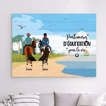 Charger l'image dans la galerie, Impression sur Acrylique personnalisée, cadeau pour maman cheval, Patenaires D'équitation Pour La Vie