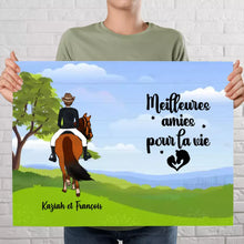 Charger l'image dans la galerie, Poster encadré en bois personnalisée, cadeau pour maman cheval, fête des mères, Femme, Fille, Meilleures Pour La Vie