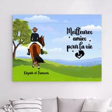 Charger l'image dans la galerie, Impressions sur métal personnalisée, cadeau pour maman cheval, fête des mères, Femme, Fille, Meilleures Pour La Vie