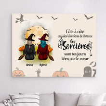 Charger l'image dans la galerie, Impression sur Acrylique personnalisée, Halloween cadeau pour amies, sœurs, jusqu'à 5 filles, Les Sonières Sont