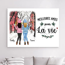 Charger l'image dans la galerie, Impressions sur métal personnalisée, Noël cadeau pour amies, Sœurs, Jusqu'à 6 filles, Meilleures Amies Pour La Vie
