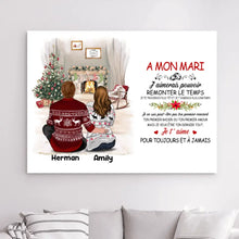 Charger l'image dans la galerie, Impression sur Acrylique personnalisée, Noël cadeau pour Couple, épouse, mari, A Ma Femme Jet' Aime Pour Toujours