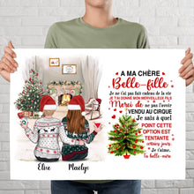Charger l'image dans la galerie, Poster encadré en bois personnalisée, Noël cadeau pour belle-mère et belle-fille, A ma chère belle-mère/belle-fille