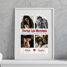 Charger l'image dans la galerie, Passe partout personnalisée, Photo Photo cadeau pour Couple, Les Histoires D'amour Sont Belles