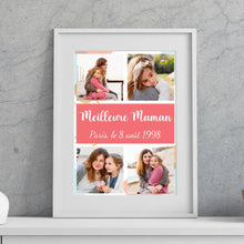 Charger l'image dans la galerie, Passe partout personnalisée, Photo Noël cadeau pour Meilleure Maman, Mère et sa Fille Est éternel