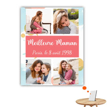 Charger l'image dans la galerie, Impression sur table personnalisée, TableTop Print Photo cadeau pour Meilleure Maman, Mère et sa Fille Est éternel