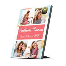 Charger l'image dans la galerie, Impression sur table personnalisée, TableTop Print Photo cadeau pour Meilleure Maman, Mère et sa Fille Est éternel