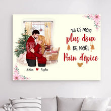 Charger l'image dans la galerie, Impression sur Acrylique personnalisée, noël cadeau pour Couple, femme, mari, tu es mon plus doux de noël pain d'épice