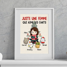 Charger l'image dans la galerie, Passe Partout Personnalisée pour Maman Chat – Cadeau Noël Parfait pour Femme et Fille Amoureuse des Chats