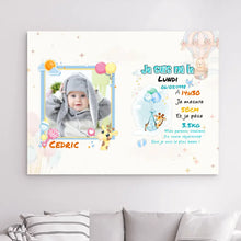 Charger l'image dans la galerie, Impression sur Acrylique personnalisée, cadeau pour Couple, famille, maman, papa, nouvelle petite fille