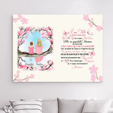 Charger l'image dans la galerie, Impressions sur métal personnalisée, cadeau pour fille, mère et fille, À ma fille il estail une fois