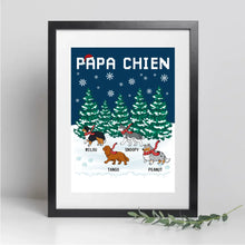 Charger l'image dans la galerie, Passe partout personnalisée, cadeau pour maman et papa chien, noël est meilleur avec des chiens