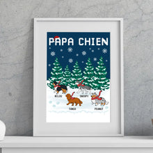 Charger l'image dans la galerie, Passe partout personnalisée, cadeau pour maman et papa chien, noël est meilleur avec des chiens